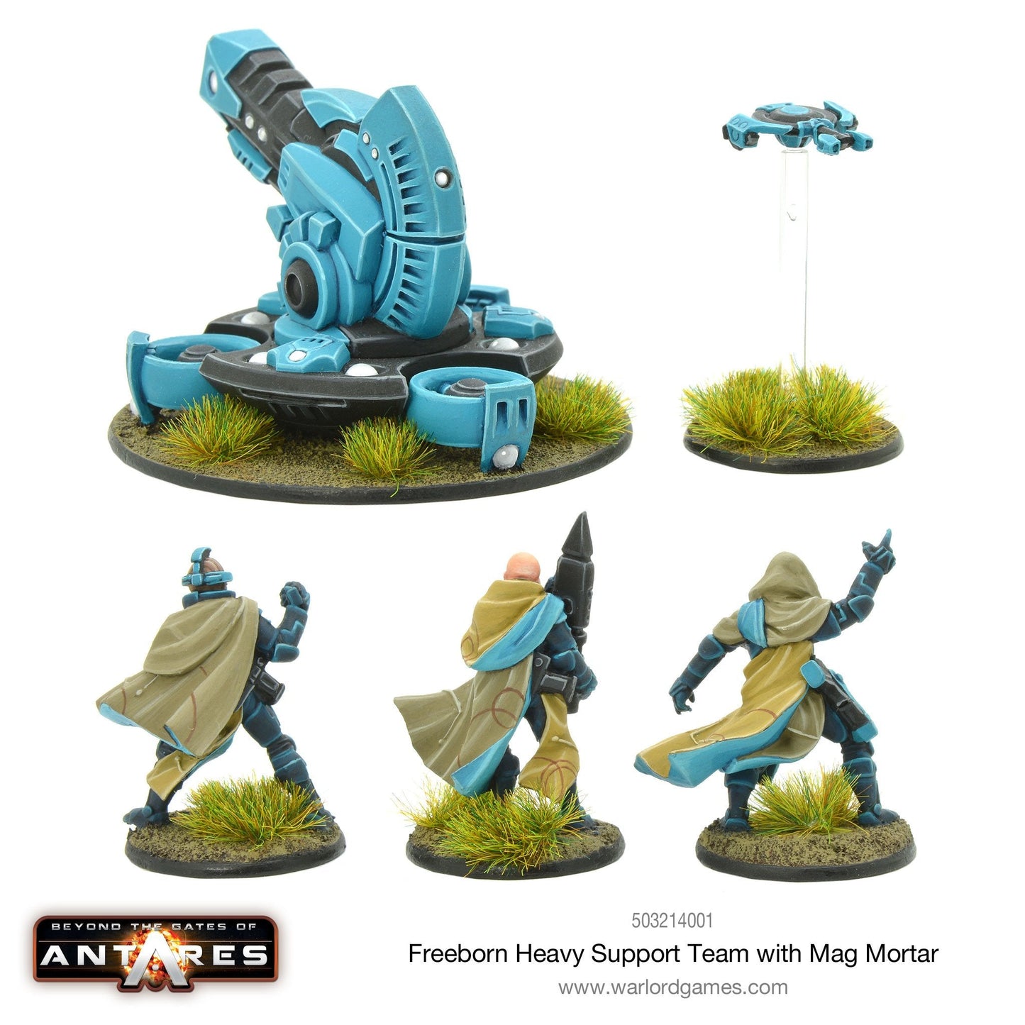 Gates of Antares: Freeborn - Freeborn Heavy Support Team with Mag Mortar