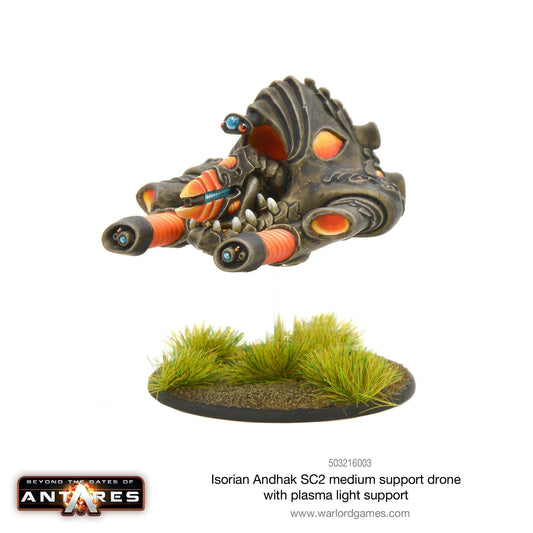 Gates of Antares: Isorian - Isorian Andhak SC2 Medium Support Drone with plasma light support