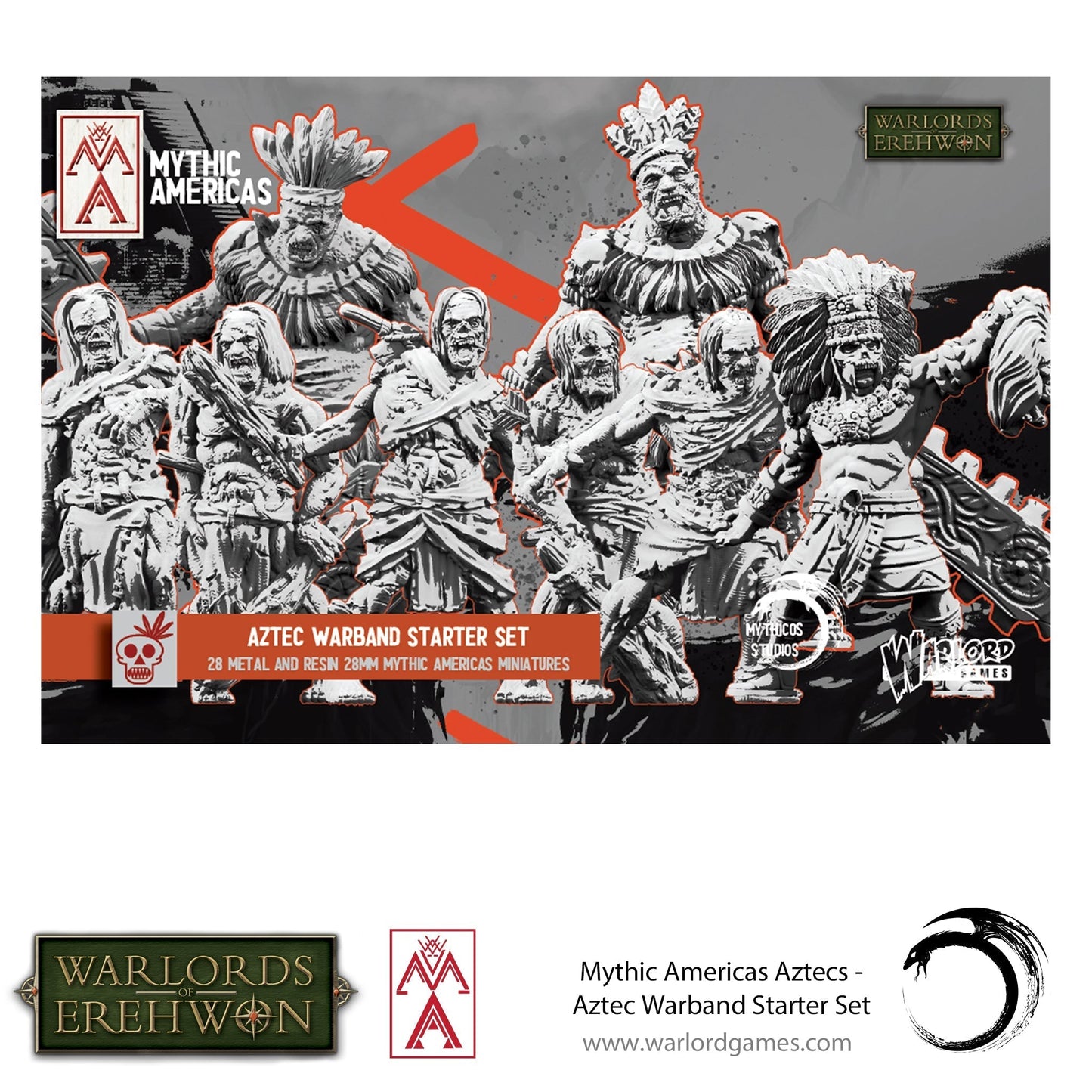Mythic Americas: Aztecs - Aztec Warband Starter Set