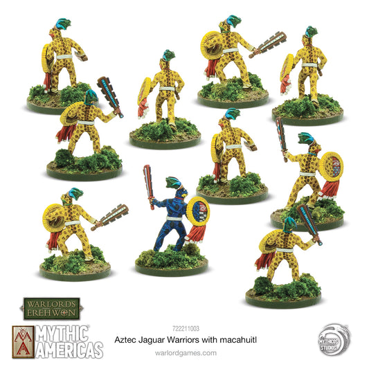 Mythic Americas: Aztecs - Aztec: Jaguar Warriors with Macuahuitl