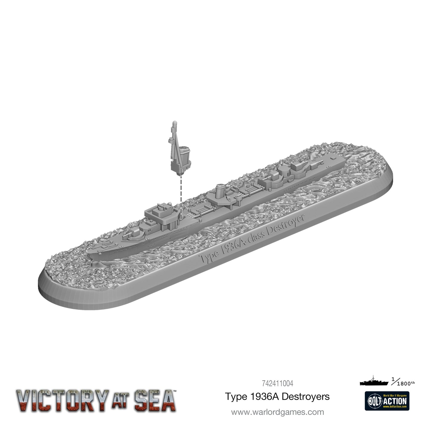 Victory at Sea: Kriegsmarine - Type 1936A Destroyers