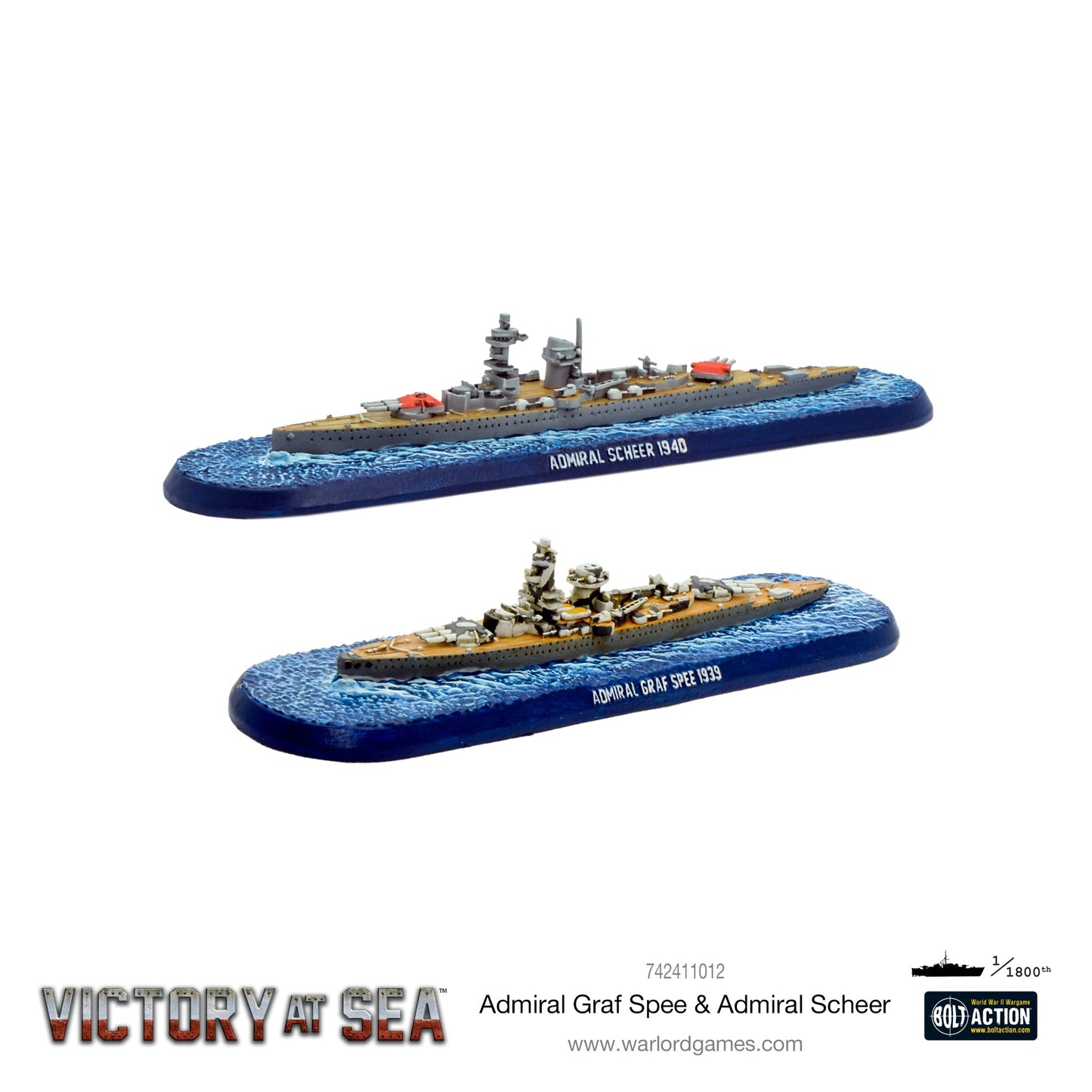 Victory at Sea: Kriegsmarine - Cruisers - Admiral Graf Spee & Admiral Scheer