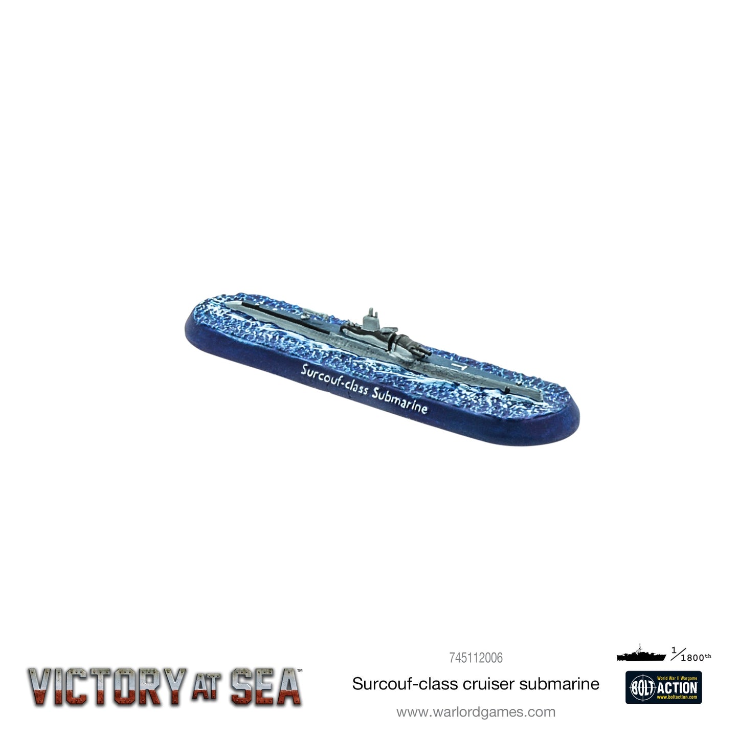 Victory at Sea: Marine Nationale - Surcouf cruiser submarine