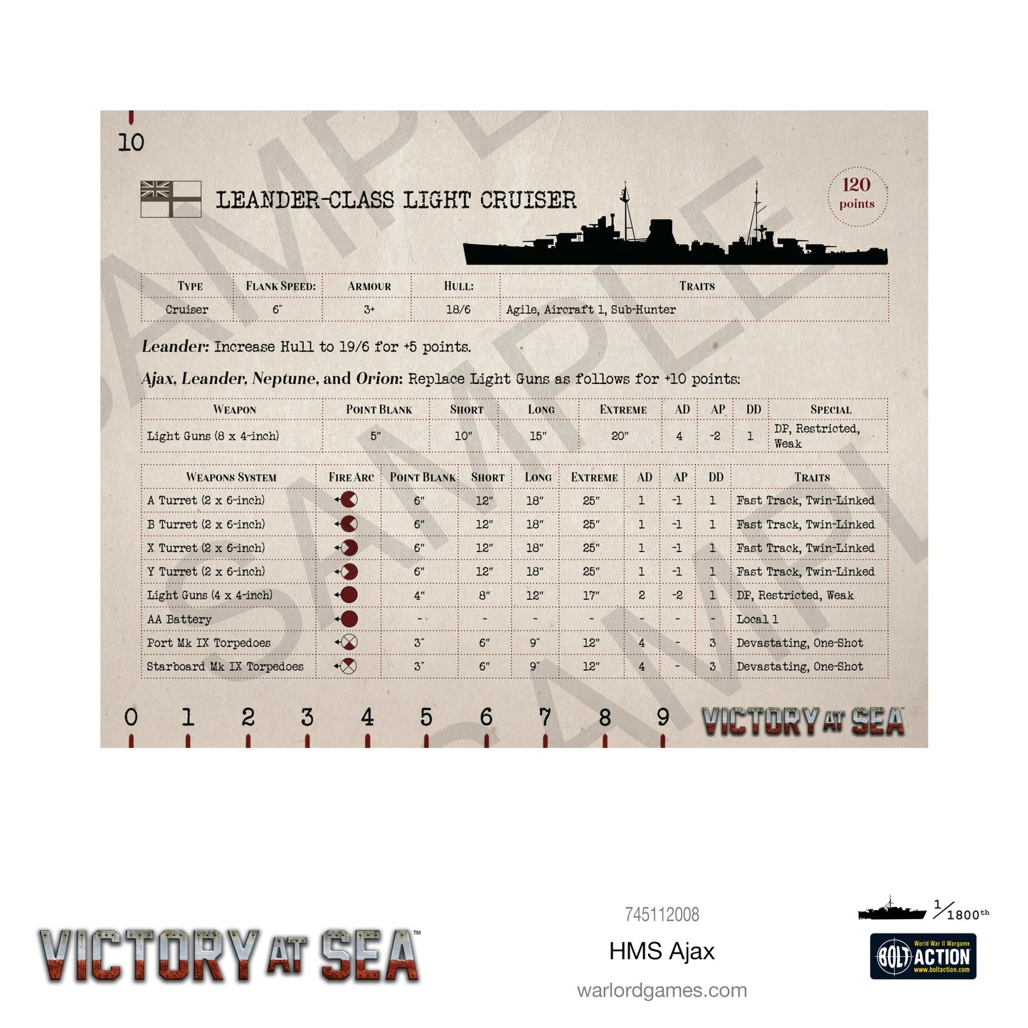Victory at Sea: Royal Navy - HMS Ajax