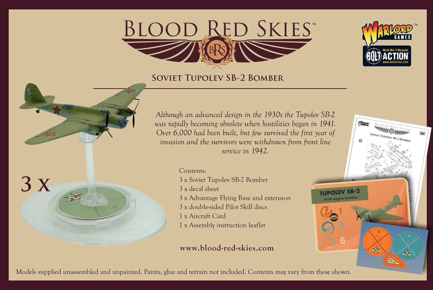 Blood Red Skies: Soviet Tupolev ANT-40 (SB-2) Soviet Bomber