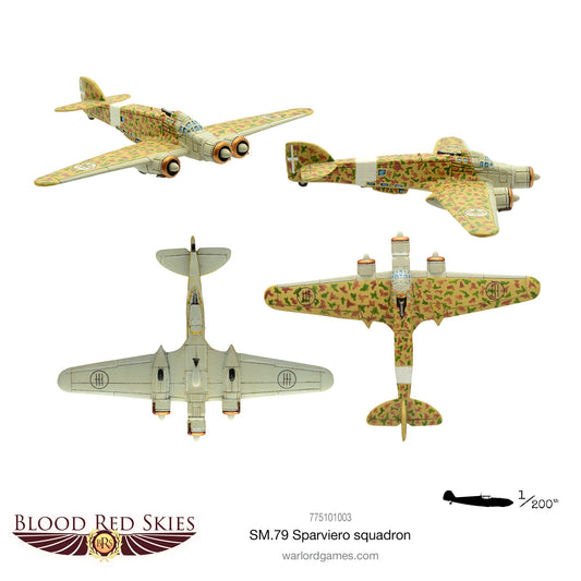 Blood Red Skies: Regia Aeronautica - SM.79 Sparviero squadron
