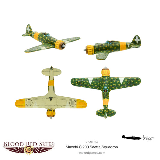 Blood Red Skies: Regia Aeronautica - Macchi C.200 Saetta squadron