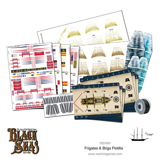 Black Seas: French Navy - Frigates & Brigs Flotilla