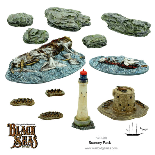 Black Seas: French Navy - scenery pack