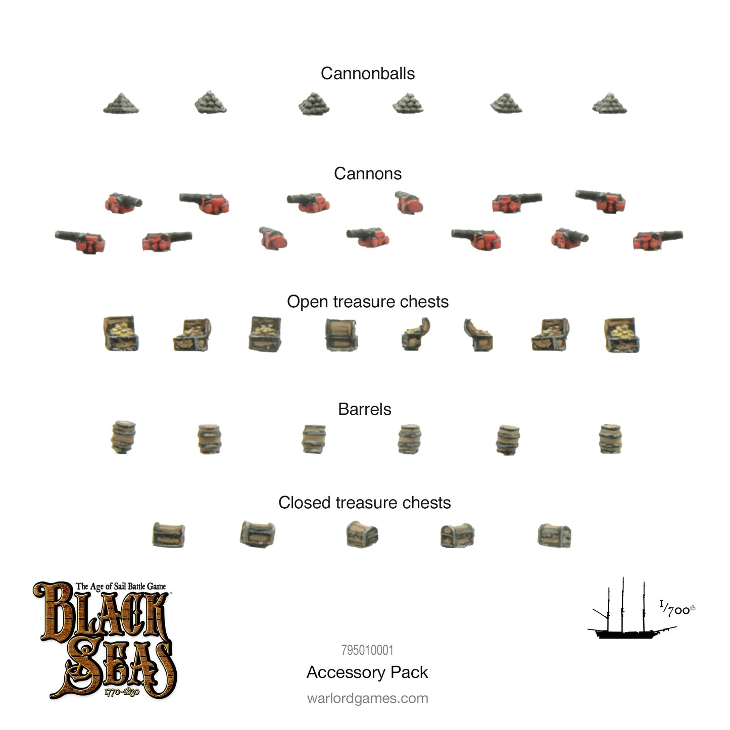 Black Seas: French Navy - Accessory Pack