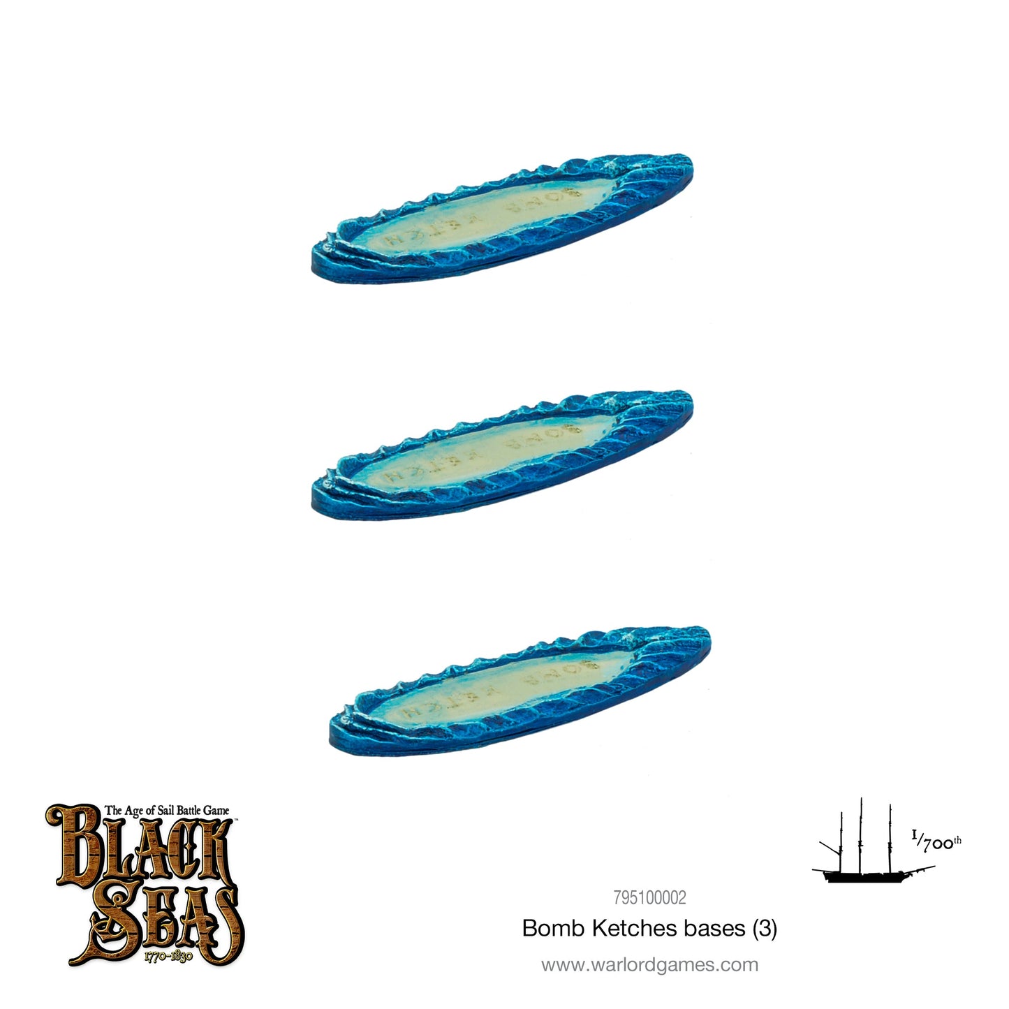Black Seas: French Navy - Bomb Ketch Bases
