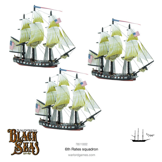 Black Seas: French Navy - 6th Rates Squadron