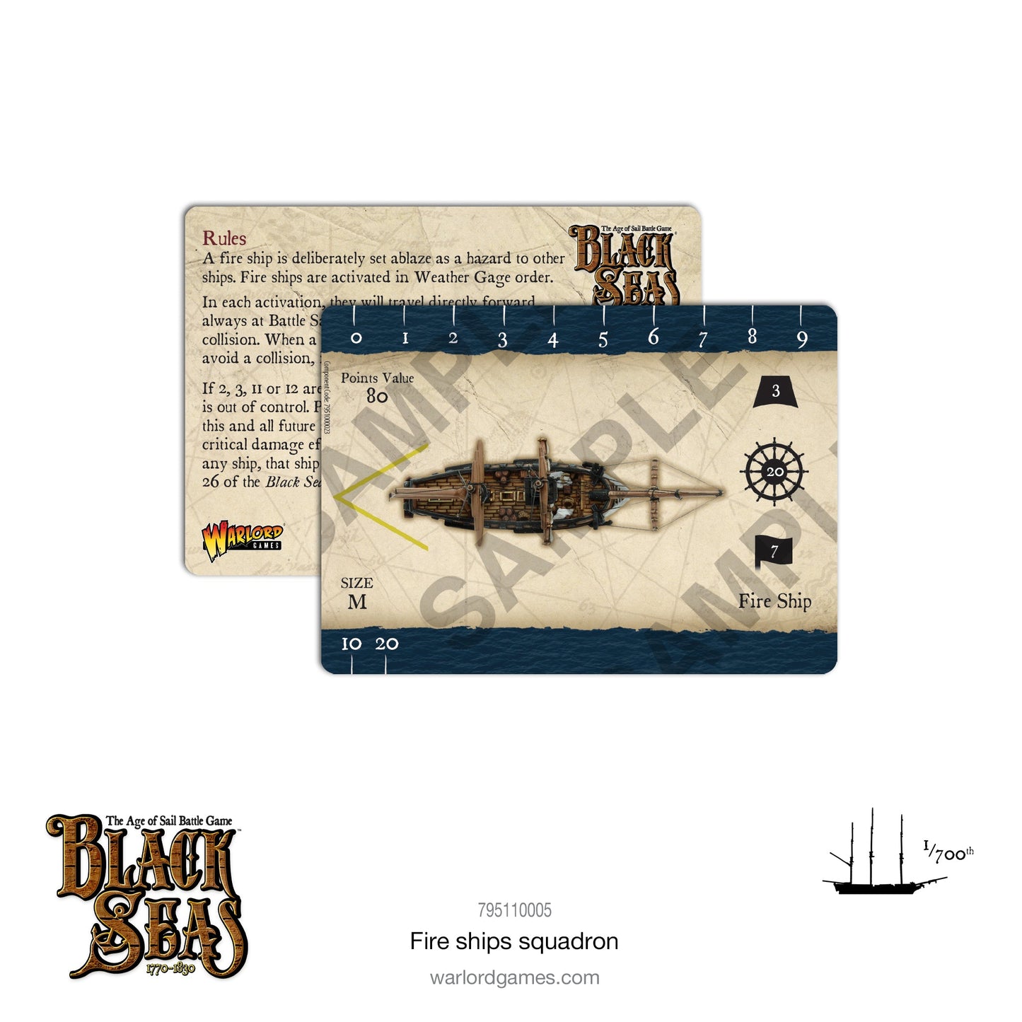 Black Seas: French Navy - Fire Ship Squadron