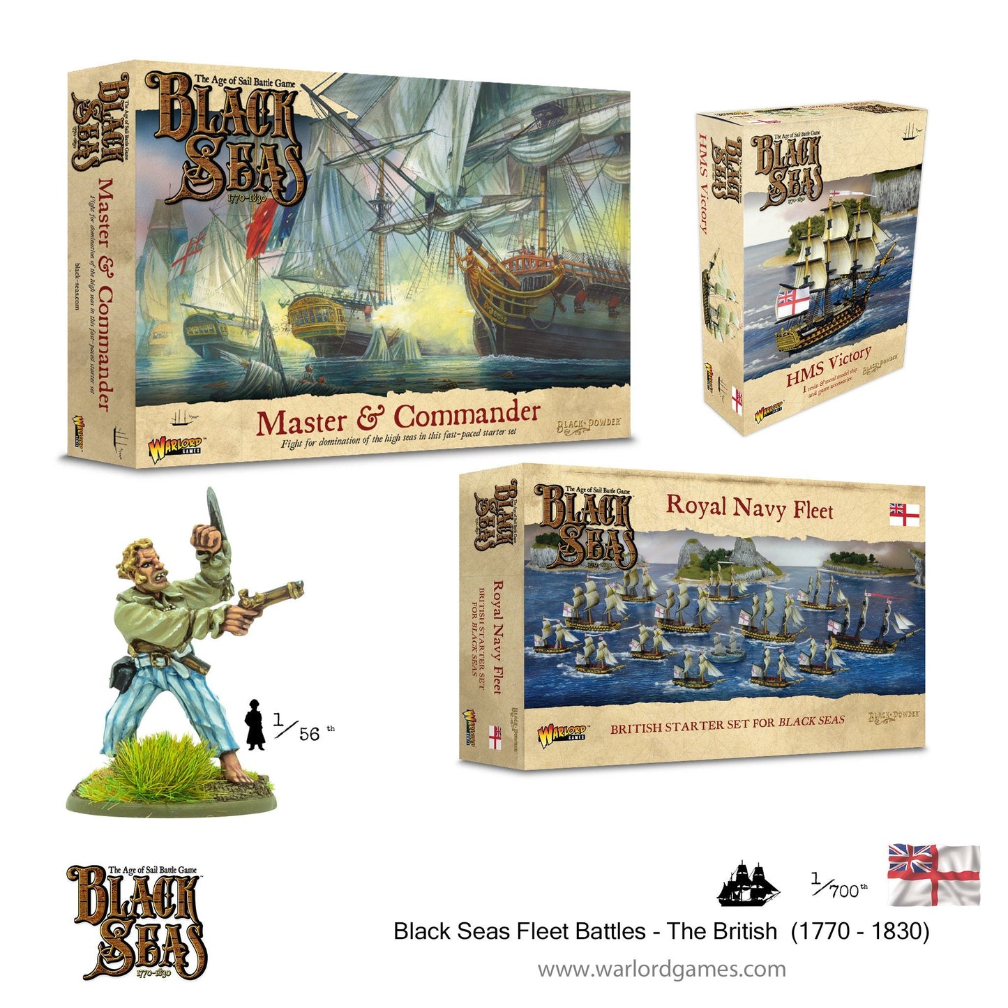 Black Seas: Royal Navy - Fleet Battles - The British (1770 - 1830)