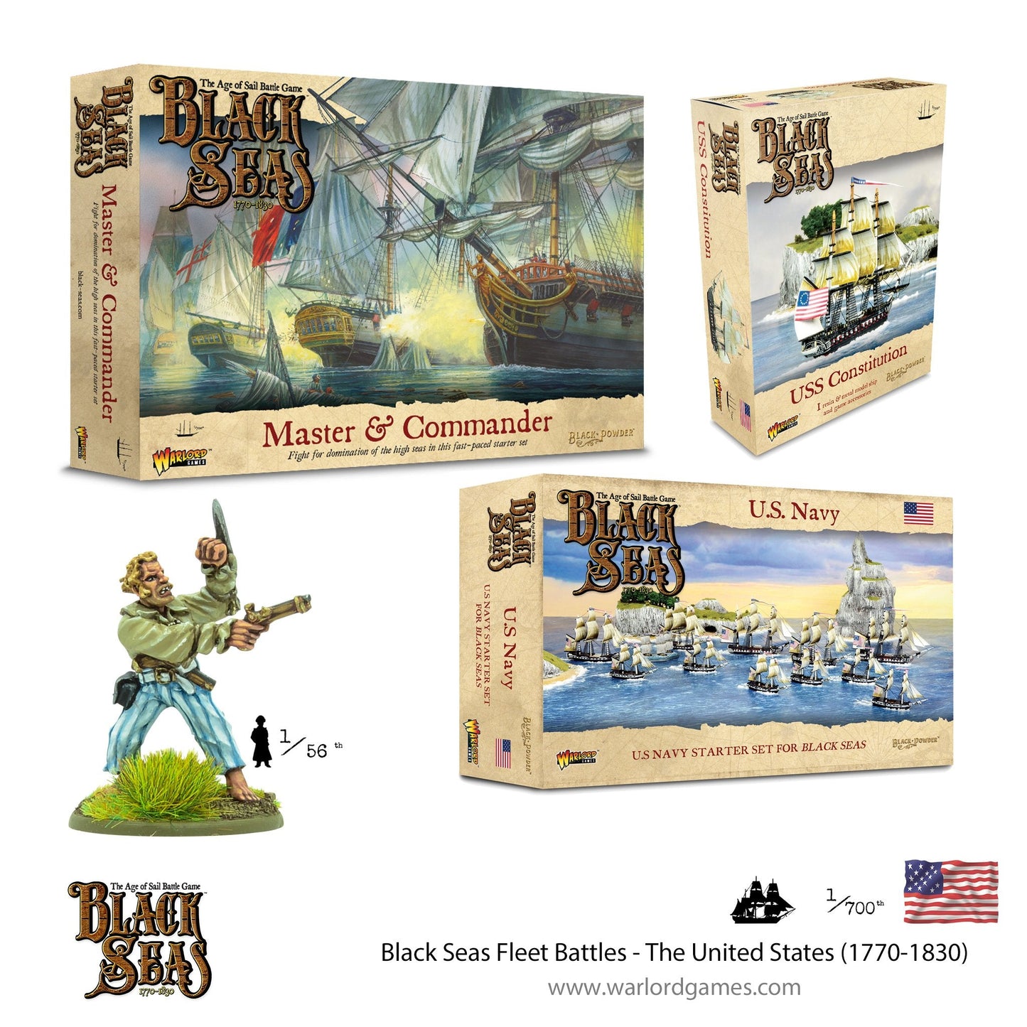 Black Seas: US Navy - Fleet Battles - The United States (1770 - 1830)