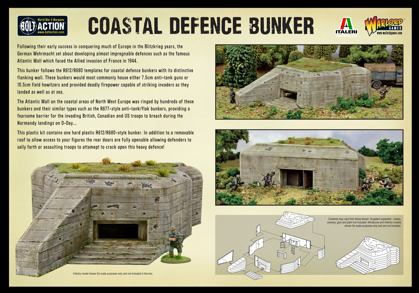 Bolt Action: German - Coastal Defence bunker