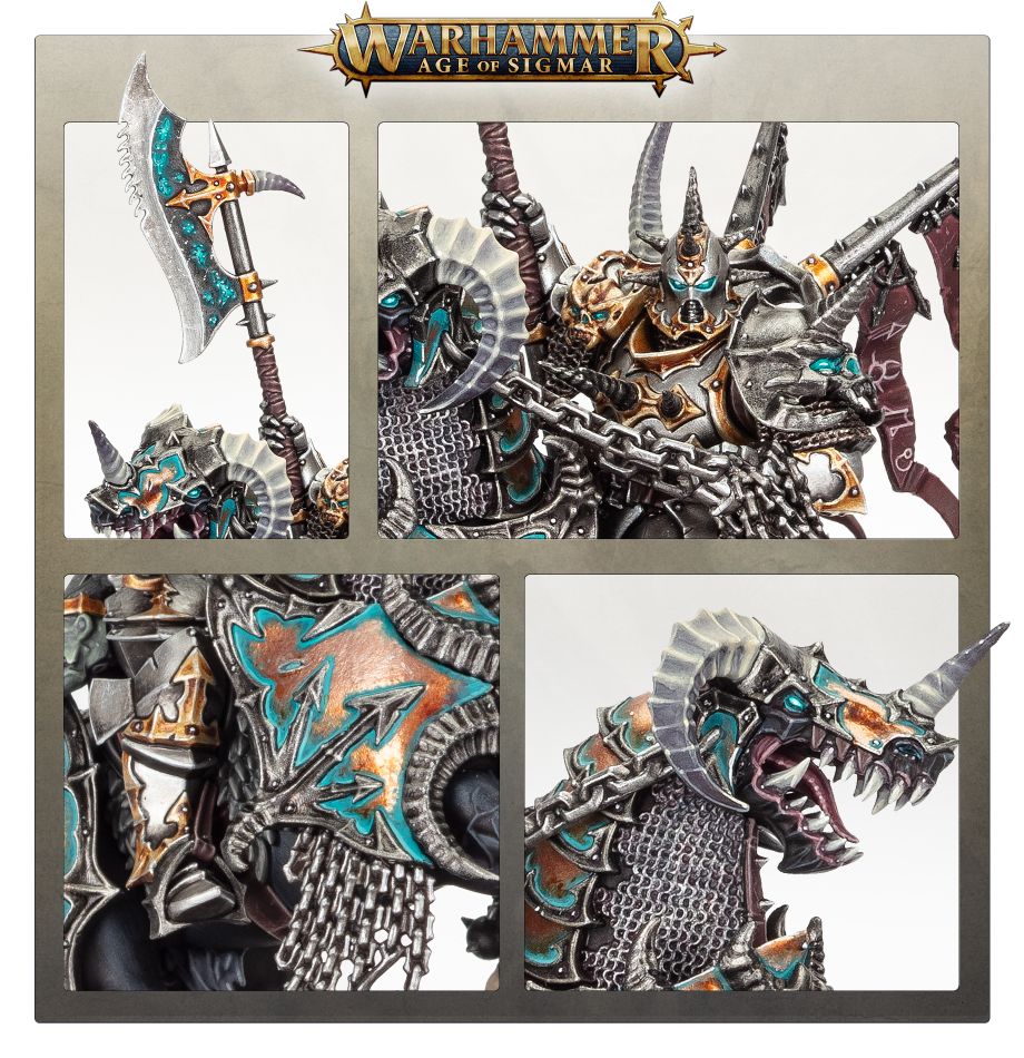 Chaos Lord on Daemonic Mount / Eternus, Blade of The First Prince