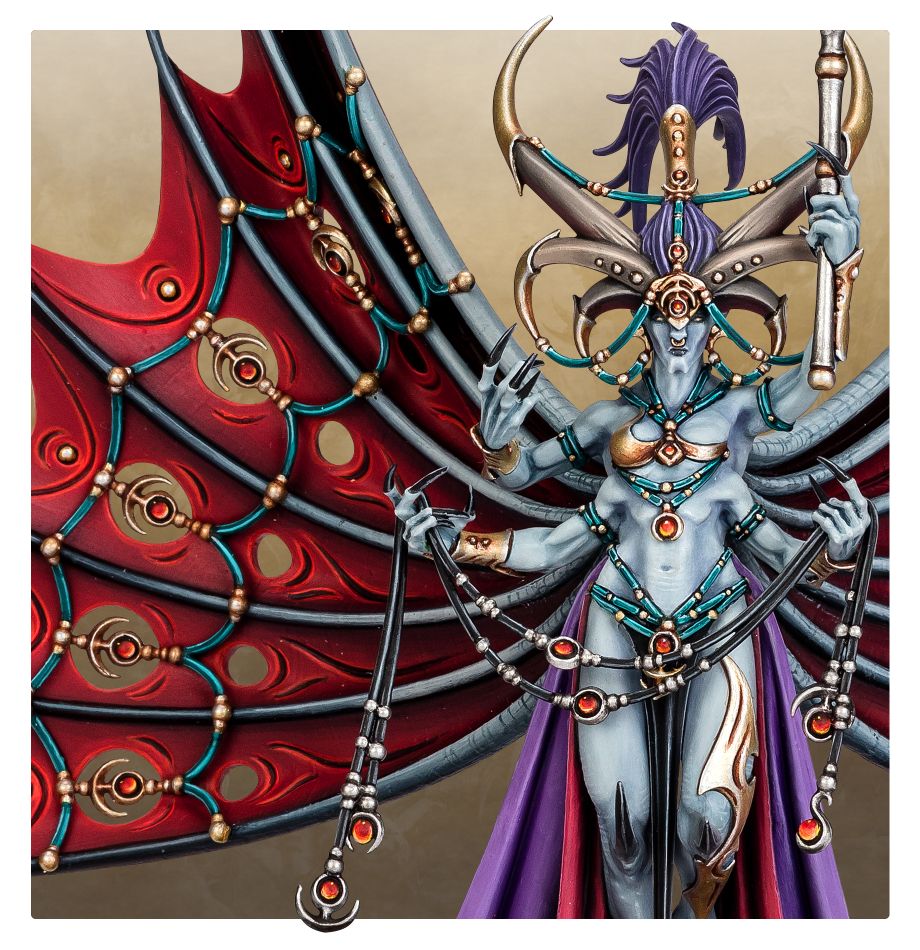 Dexcessa, the Talon of Slaanesh / Synessa, the Voice of Slaanesh