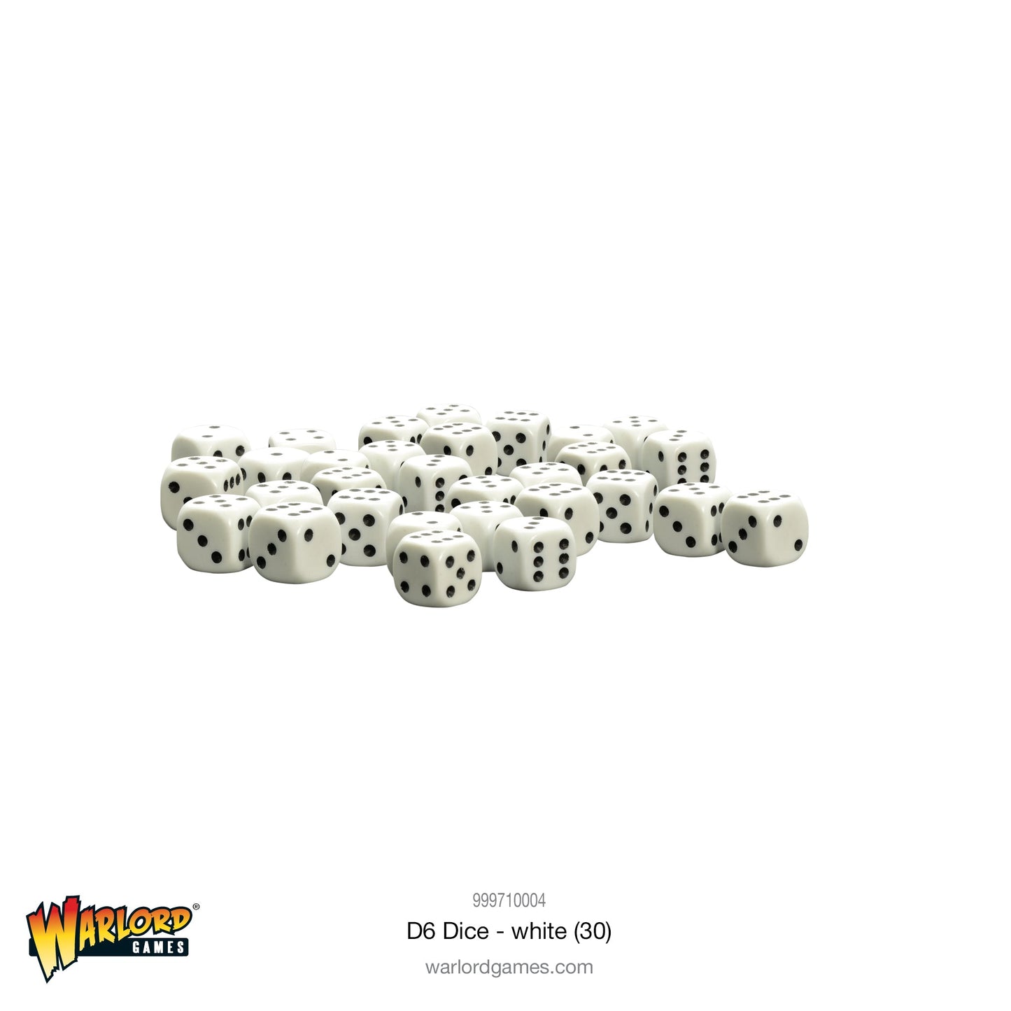 Black Seas: D6 Dice - white (30)