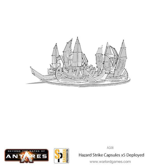 Gates of Antares: Algoryn - x5 Hazard Strike Capsules Deployed set