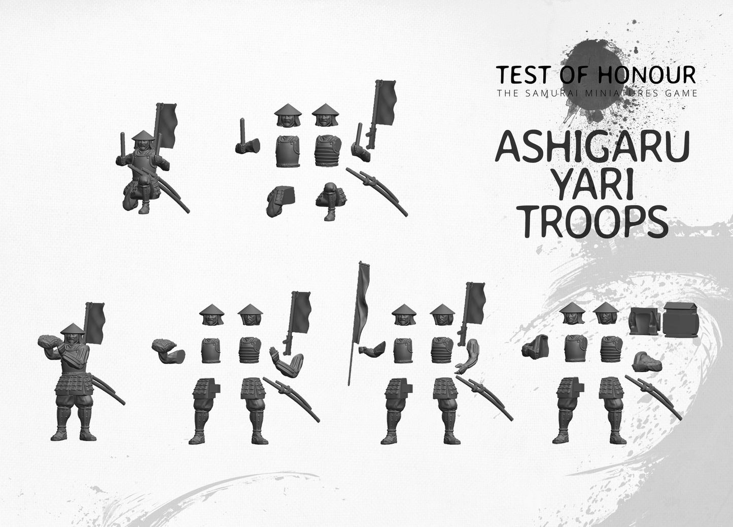 Pike & Shotte: Feudal Japan 1467-1603 - Ashigaru Yari Troops Sprue