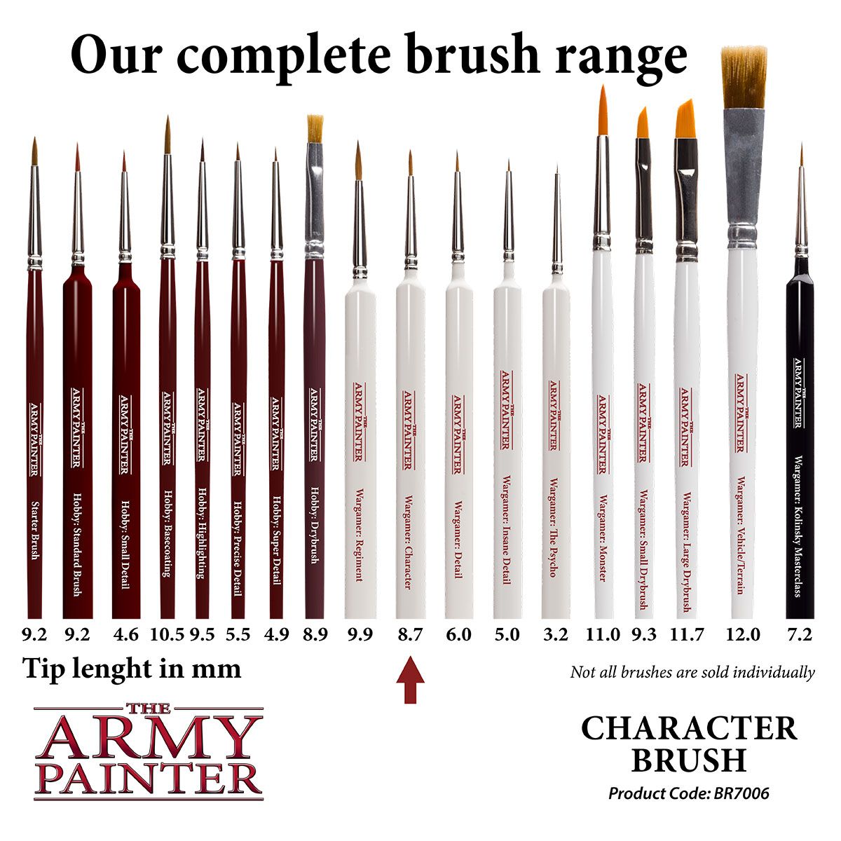 The Army Painter: Wargamer Brush: Character