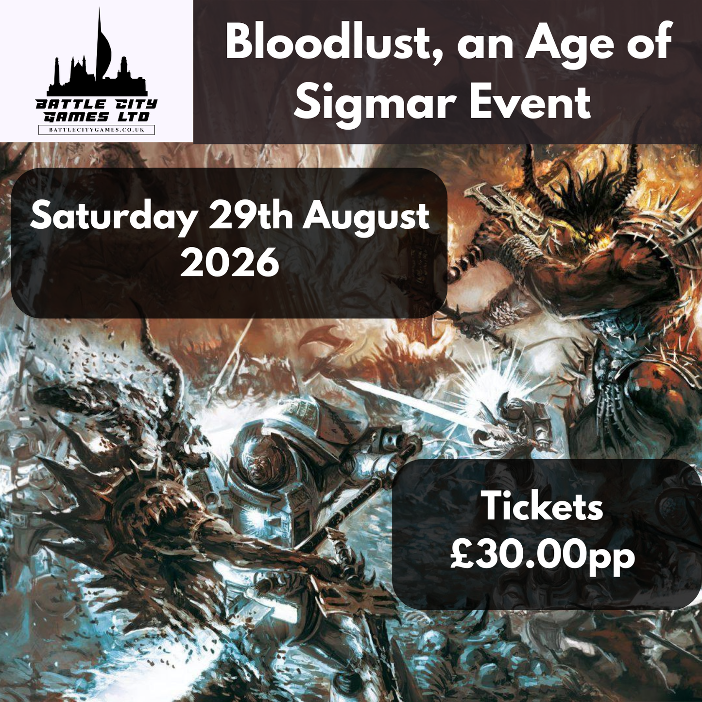 Event: Age of Sigmar - Bloodlust 2026