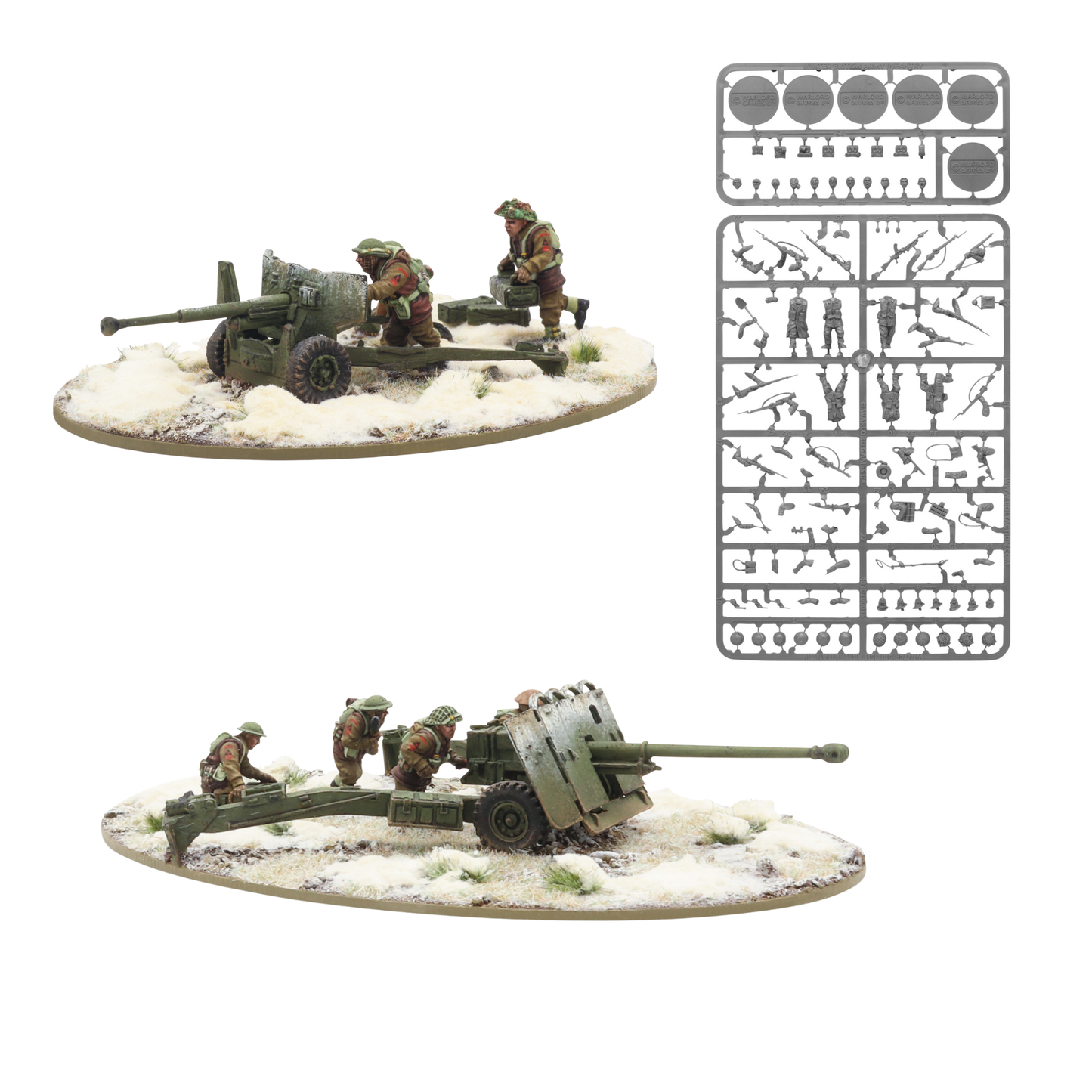 Bolt Action: British Army (winter) anti-tank Battery