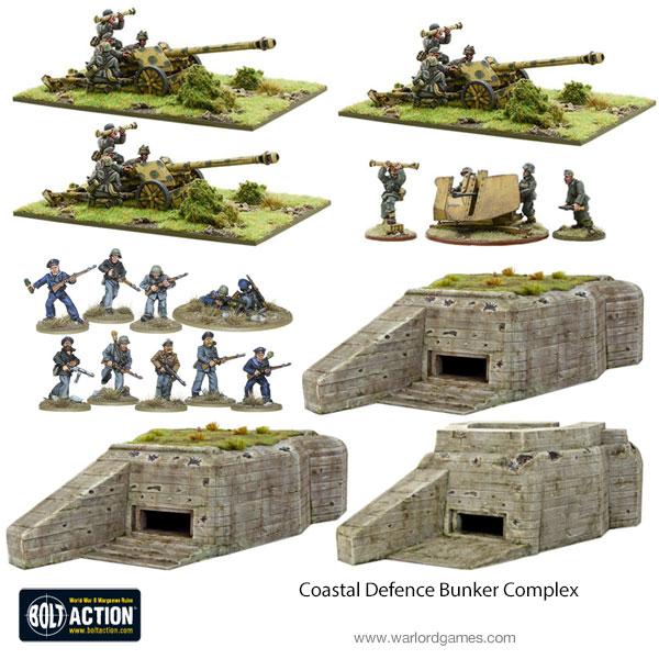 Bolt Action: German - Coastal Defence Bunker Complex