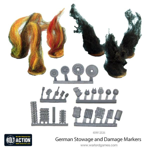 Bolt Action: German - German Stowage and Damage Markers