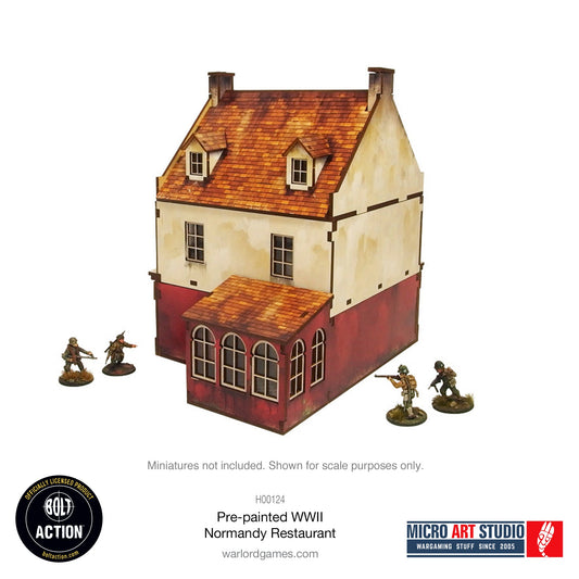Achtung Panzer!: Pre-painted WW2 Normandy Restaurant