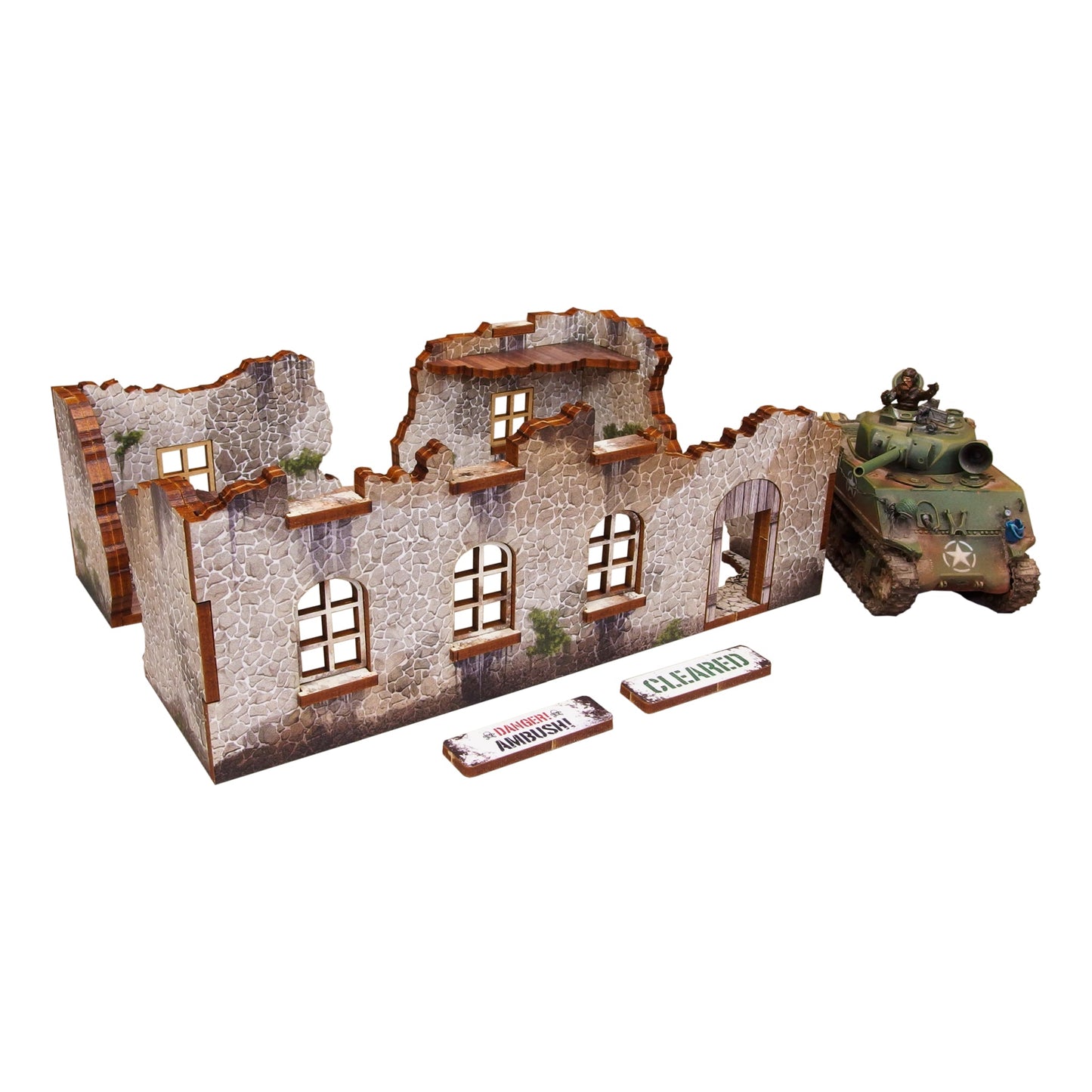 Achtung Panzer!: Pre-Painted WW2 Ruin 2