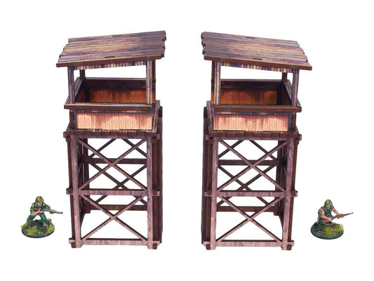 Pre-Painted WW2 Pacific Guard Tower (2)
