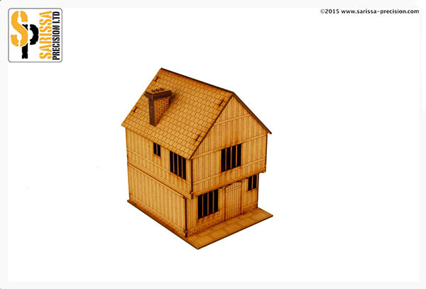 Pike & Shotte: English Timber Framed Townhouse - 2 Storey - Narrow
