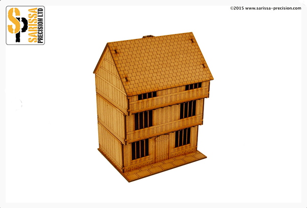 Pike & Shotte: English Timber Framed Townhouse - 3 Storey - Wide