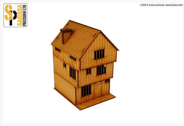 Pike & Shotte: English Timber Framed Townhouse - 3 Storey - Narrow