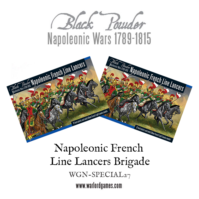 Black Powder: French - Napoleonic French Line Lancers Brigade