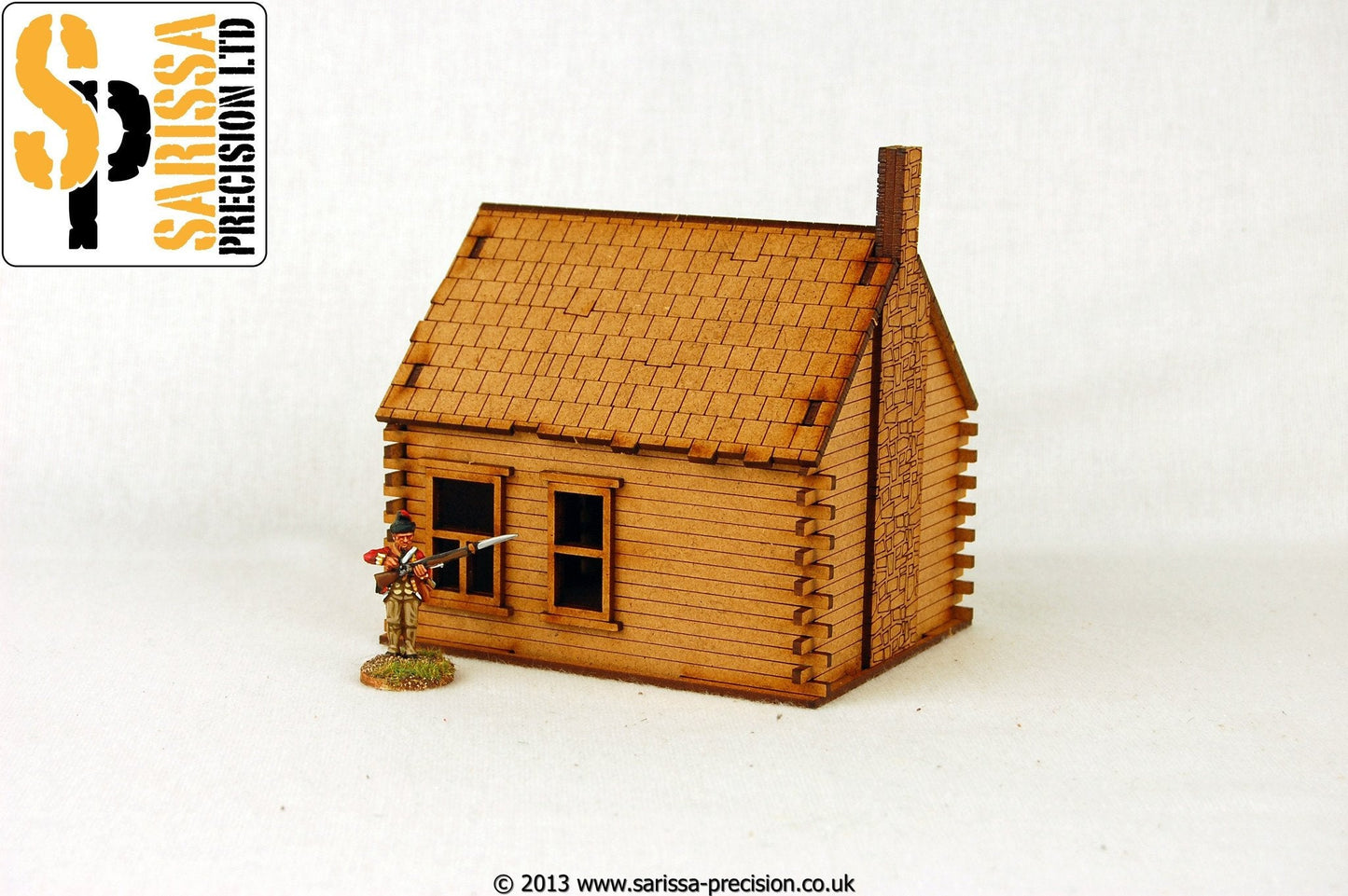 Black Powder: North American Log Cabin - Stone Chimney