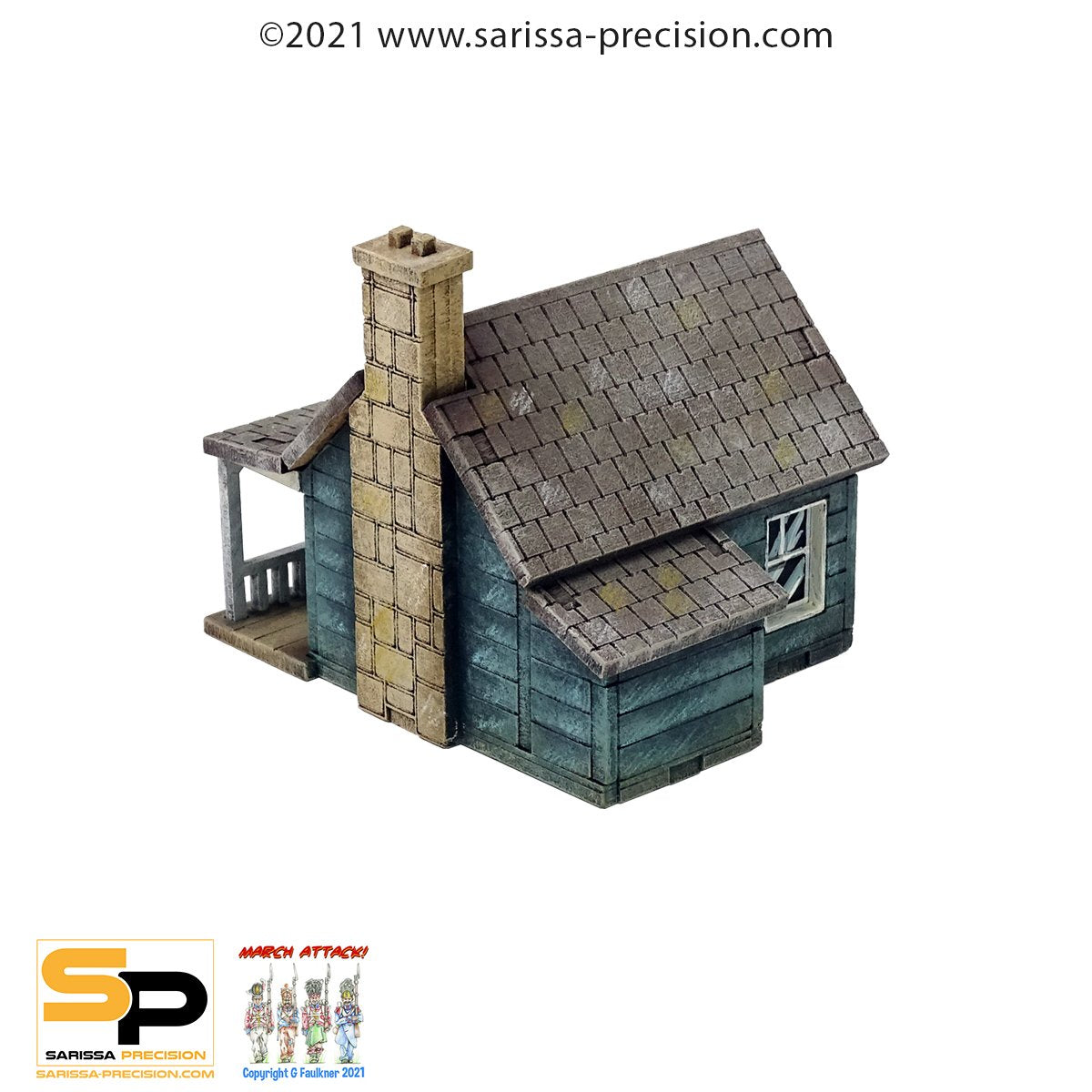 Epic Battles: American Civil War - North American Cabin #3 with Porch