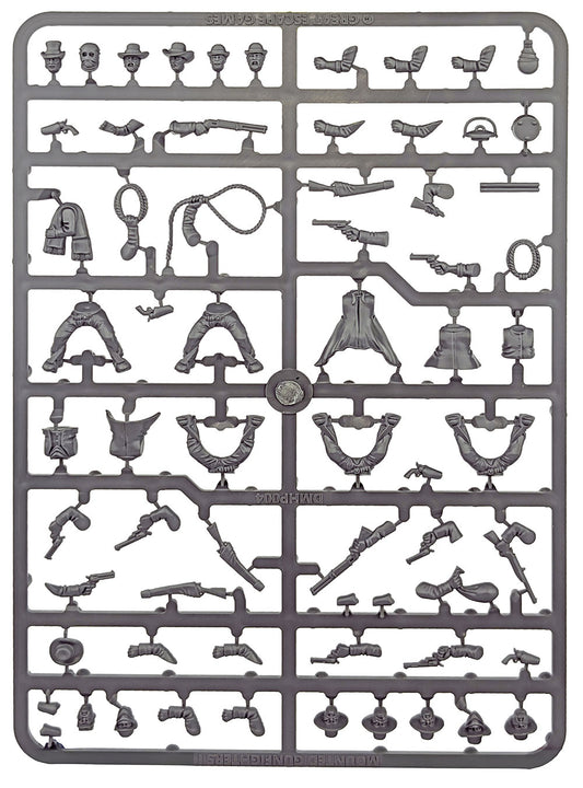 Dead Man's Hand Mounted Gunfighters Plastic Boxed Set (Great Escape Games)