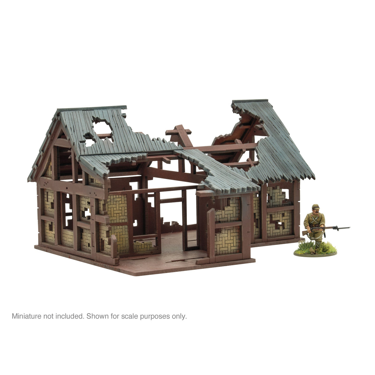 Bolt Action: Pacific Theatre L shaped building ruins
