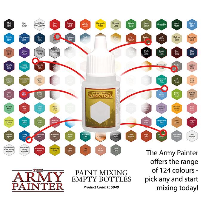 The Army Painter: Paint Mixing Empty Bottles