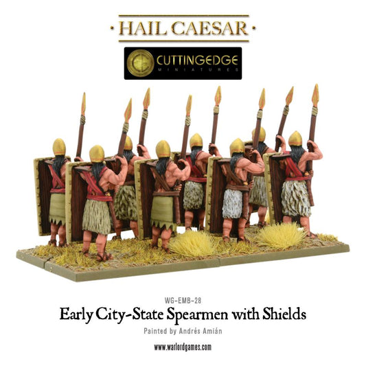 Hail Caesar: Early/Middle Bronze Age - Early City-State Spearmen with shield