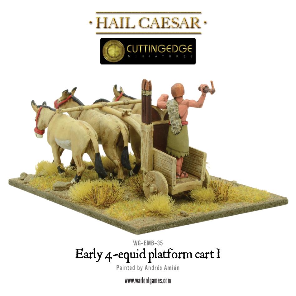 Hail Caesar: Early/Middle Bronze Age - Early 4-equid platform cart I