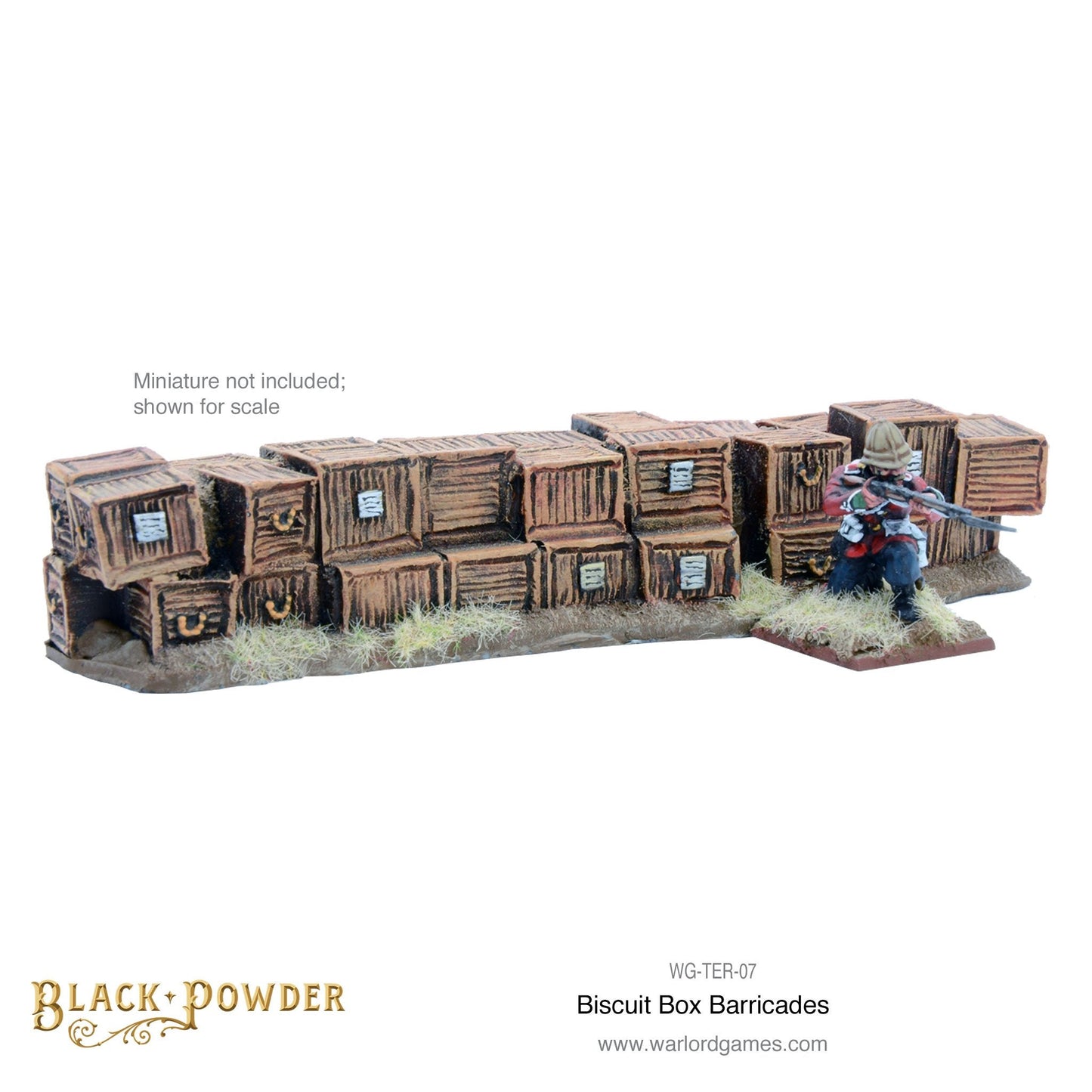 Black Powder: Anglo-Zulu War Biscuit Box barricade set