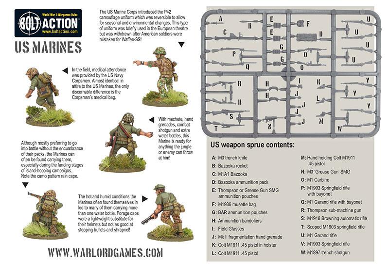 Bolt Action: USA - Semper Fidelis - US Marines Starter Army