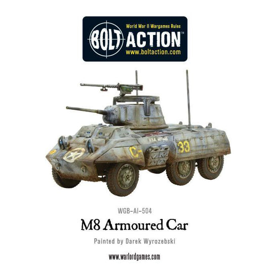 Achtung Panzer!: British Tanks - M8/M20 Greyhound Scout Car (Plastic Box)