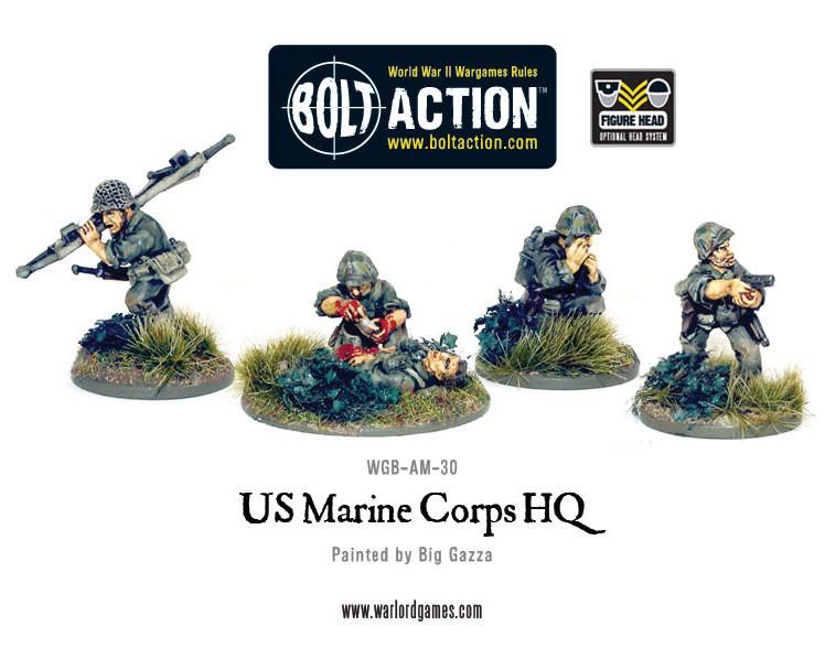 Bolt Action: USA - US Marine Corps HQ