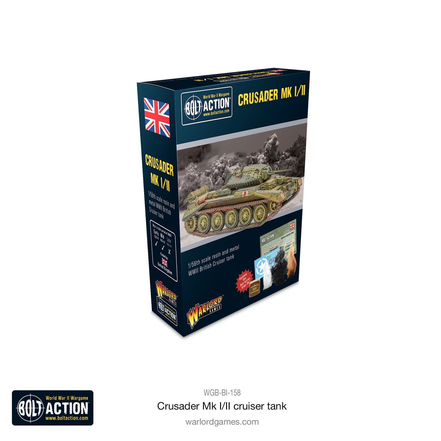 Bolt Action: Crusader MK I/II tank