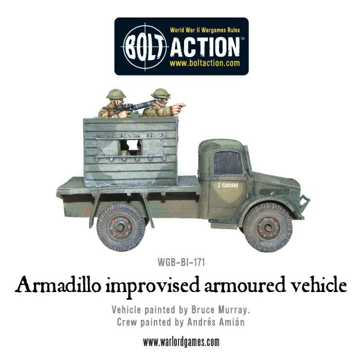 Bolt Action: Armadillo improvised armoured vehicle